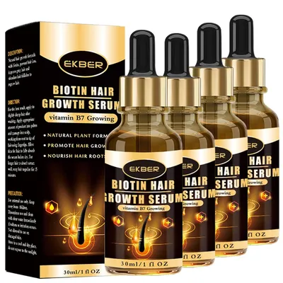 Hot-Sale Products Argan Biotin Hair Growth Serum Strengthen Hair Roots Anti-Hair Loss Solution