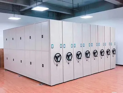 Movable Shelving System Dense Archive Cabinet