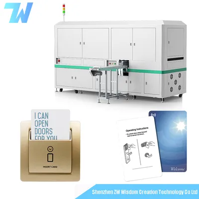 Industrial Fast Automatic Automatic Feeder Card Making Machine for PVC Business Card and Playing Card