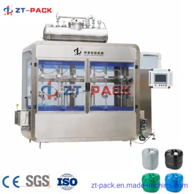 Lubricant Oil/Lube Oil/Cookie Oil/Food Oil Big Drum Jerry Can 20L Filling Line Weight Filling Machine