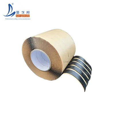 Reinforced Waterproof Rubber Tape Sealing Membrane Aluminum Butyl Tape for Windows Doors