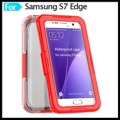 Waterproof Shockproof Dirt Proof Hybrid Rubber Case Cover for Samsung Galaxy S7 Edge