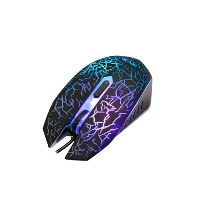 High Performance 3D Seven Color Light Optical USB Wired Entry Level Gaming Mouse