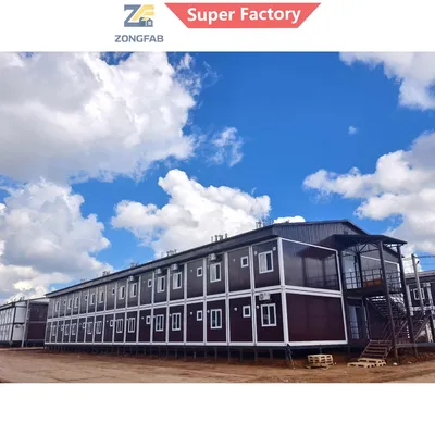 Drilling Pipeline Remote Exploration Cam Portable Accommodation Flat Pack Prefab Modular Container Building Housing Post-Disaster Rebuilding Recovery Project