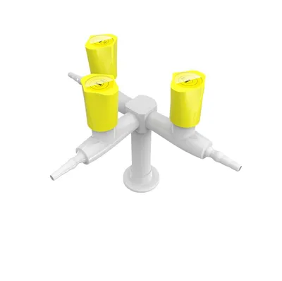 White Gas Supply Cock for Tabletop Use Eyewash Shower
