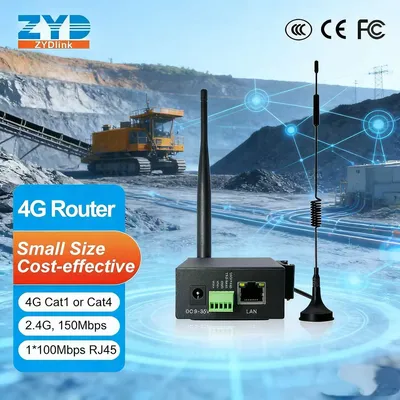 4G LTE Router with SIM Card Slot for Industrial and Mining Application