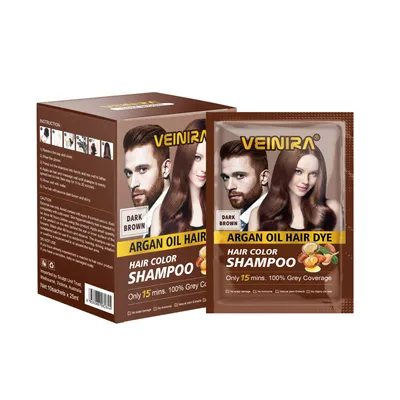 No Ammonia No Stain Skin Hair Color Shampoo Factory Supplier Private Label OEM