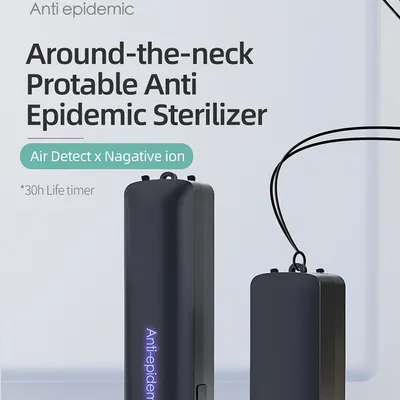 Air Purifier Negative Ion Mini Ionic Neck Air Cleaner USB Ionizer Purifiers Wearable Personal Necklace