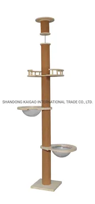 Unique Design Ceiling Tree with Space Cup for Pet Products