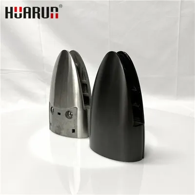 Oval Floor Mounting Glass Railing Base Glass Spigot Clamp