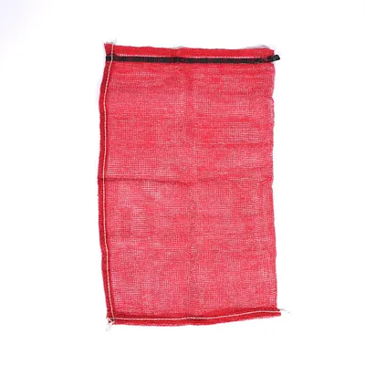 Factory Colorful Onion Mesh Bag with Label 37g 45X85cm PP Mesh Bag PP Leno Mesh Bag with Drawstring