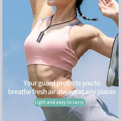 Air Cleaner Air Purifier Negative Ion Mini Ionic Neck USB Ionizer Purifiers Wearable Personal Necklace