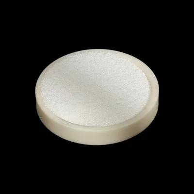 Solvent-Resistant Tough Zirconium Oxide Ceramic Ball for Column Media with Strong Structure