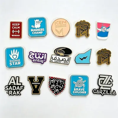 Customized Logo Metal Soft Enamel Badge Cultural and Creative Commemorative Pin