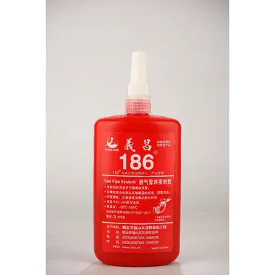 Yichang Rapid Bond Red Extreme Heat Metal Thread Liquid PTFE
