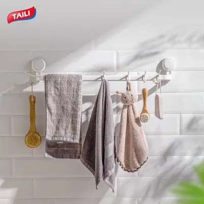 Bathroom Towel Wall Holder Bath Accessories Towel Rack