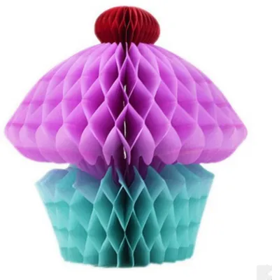 Christmas Decorative Hanging Foldable Paper Honeycomb Ball for Party Decoration