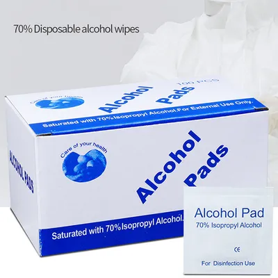 OEM Customized Design Best Quality Wet Alcohol Prep Pads 60X30mm