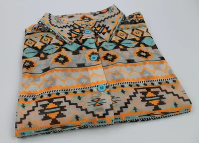 Women's Long Sleeve Printed/Solid Shirt Make of Polyester/Ealstane Mesh
