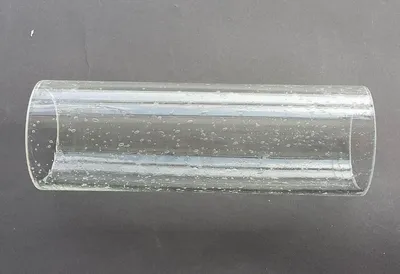 Clear Seeded Glass Tube