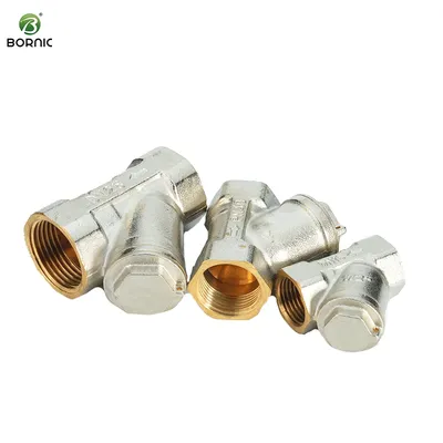 Bornic High Quality Brass Y Type Strainer Valve with Mesh Insert