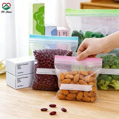 BPA Free Food Storage Freezer Packaging Plastic Ziplock Bags