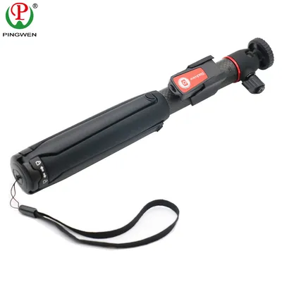 Monopod Carbon Fiber Tube Tripod Bluetooth Remote Control
