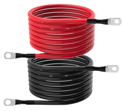 2AWG 4AWG 8AWG 10AWG Battery Inverter Cable Automotive Wiring Harness for Electronic Application Vehicle Extension Cable