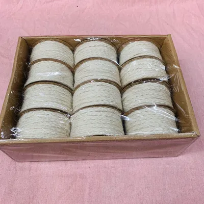 Natural Jute Burlap Hessian Ribbon with Different White Lace for Rustic Wrap Gift Packing Wedding Decoration