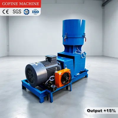 Small Flat Die Pellet Mill 100-500 Kg/H for Home & Farm Organic Fertilizer