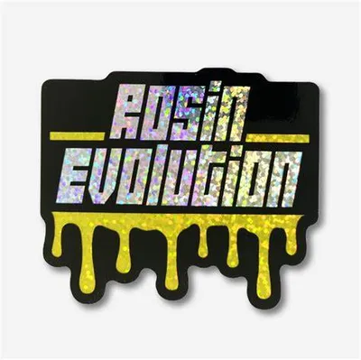 Custom Waterproof Full Color Printing Glitter Hologram Vinyl Sticker