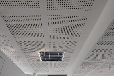 Factory Price Acoustic Perforated Gypsum Board Popular Designed Building Material Plasterboard