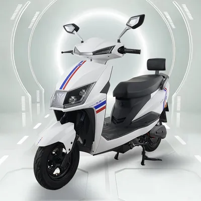 Smooth Riding Convenient 60km Graphene Lead Acid Battery E-Moped Electric Motorcycle