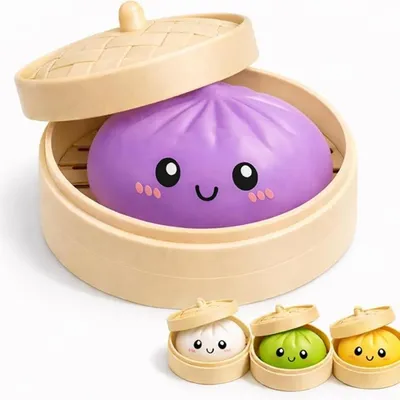 Dumpling Squishy Soft TPR Squeeze Toy