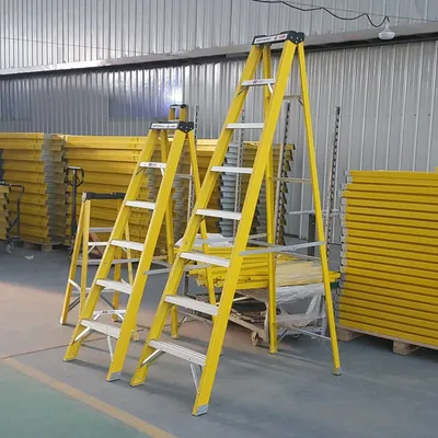 4FT FRP Lightweight Non-Conductive Ladder/ Safety Step Ladder
