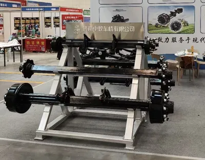 Heavy-Duty 3t Agricultural Axles with Advanced Braking System