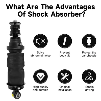 Cab Suspension Truck Spare Parts Coil Axle Spiral Damper Rear Spring Shock Absorber