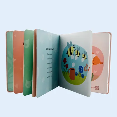 Rechargeable Electronic Interactive Children Story Book with Light Sound Early Education