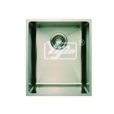 Hand Made Stainless Steel T-304 Radius Corner Sink