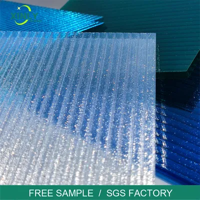 Crystal PC Hollow Sheet, Double Wall Polycarbonate Sheet