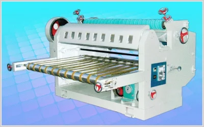 Paper Reel Sheeting Machine with Slitting