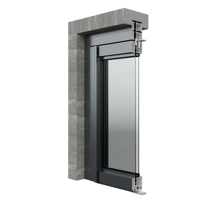 Residential Building Aluminum Casement Window with Double Glazed Security