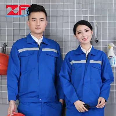 Work Clothing Sets Sleeve Men Labor Engineering Clothes Work Overalls