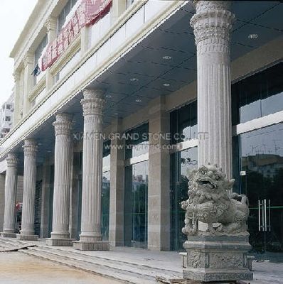 Caved Stone Column, Natural Stone Column Pillar