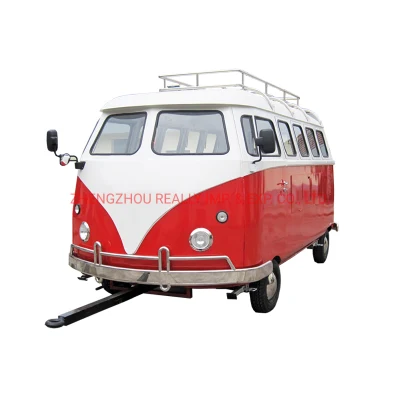 VW Shape Mobile Food Truck Hot Dog Australian Outdoor Food Trailer Food Cart with Kitchen on Sale