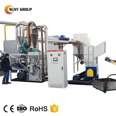 Solid Electronic Waste Computer Board Recycling Machine