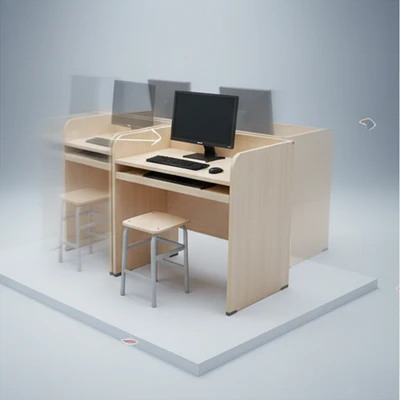 Stylish Affordable Wooden Computer Desk for Modern Offices