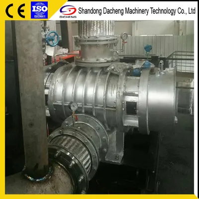 35m3/Min Capacity High temperature Sugar Solution Steam Compressor Roots Blower