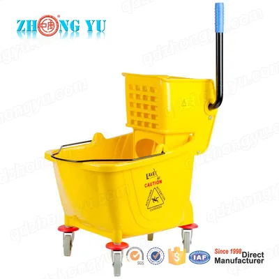 Cleaning Product 36L Single Mop Wringer Trolley (ZY4002)
