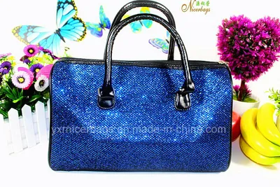 Hot Sell Popular Wholesale Glitter Fabric Hand Bag